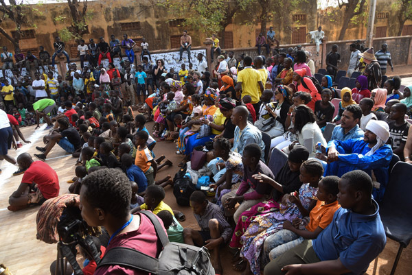The public, outdoor performances.